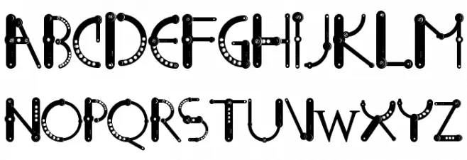 STEEL_NM_OTF Caratteri MINUSCOLO