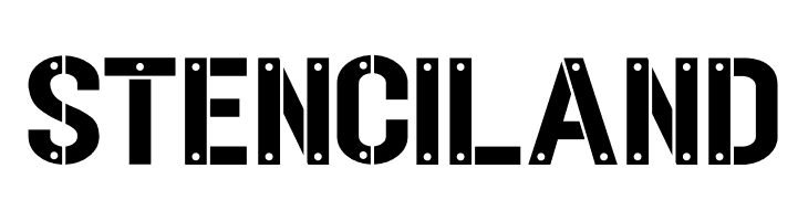 STENCILAND  免费字体下载