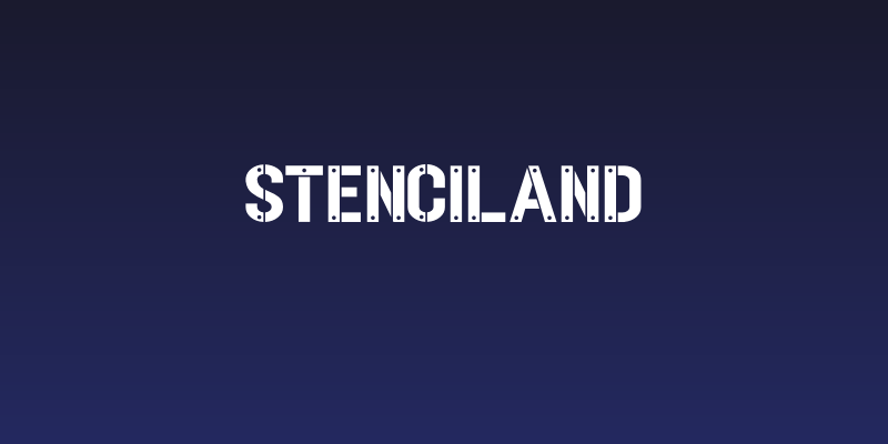 STENCILAND Social Header