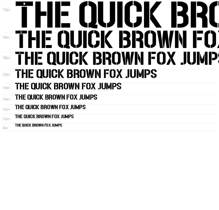 STENCILAND Waterfall