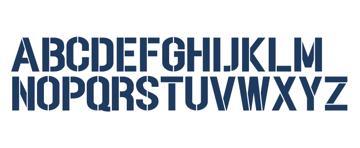 STENCILAND Lowercase