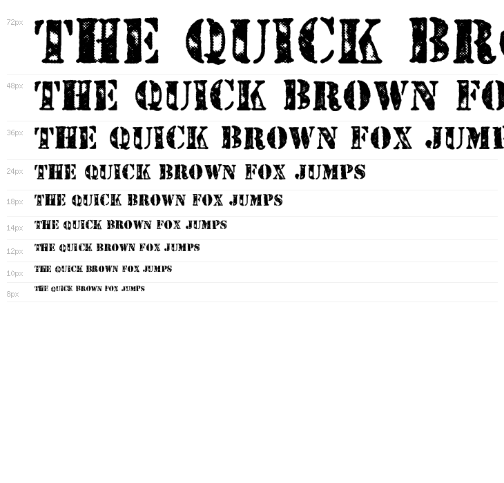 STENCILED PERSONAL USE Regular Waterfall