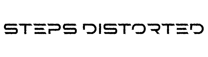 STEPS Distorted  font caratteri gratis