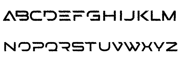 STEPS Distorted Font LOWERCASE