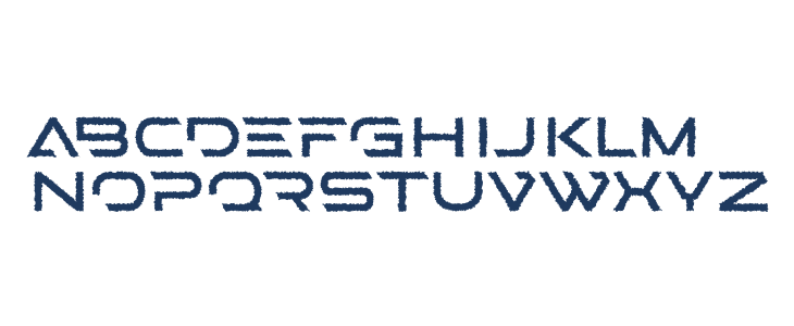 STEPS Distorted Uppercase