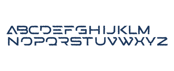 STEPS Distorted Lowercase