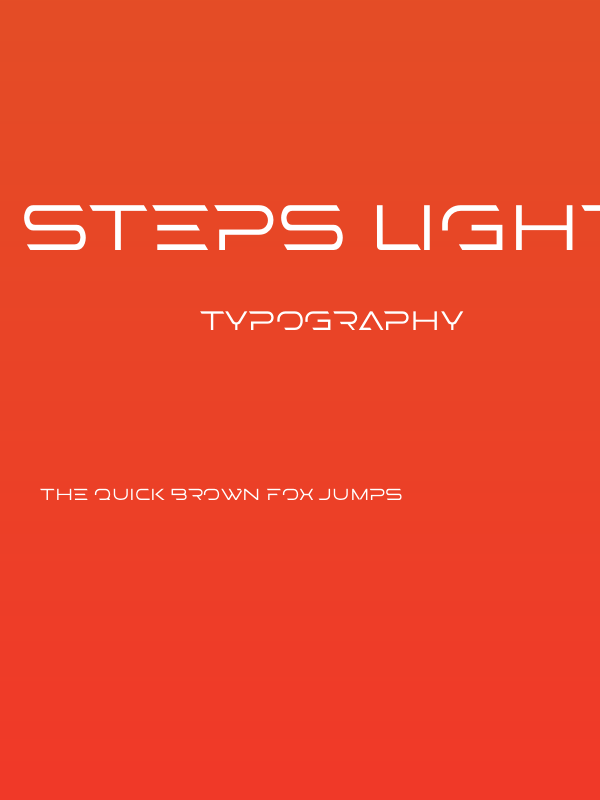 STEPS LIGHT Poster