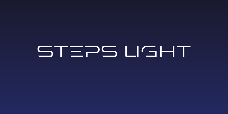 STEPS LIGHT Social Header