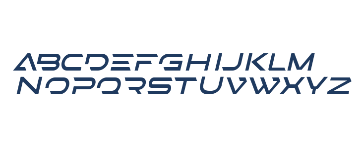 STEPS Oblique Outline Lowercase