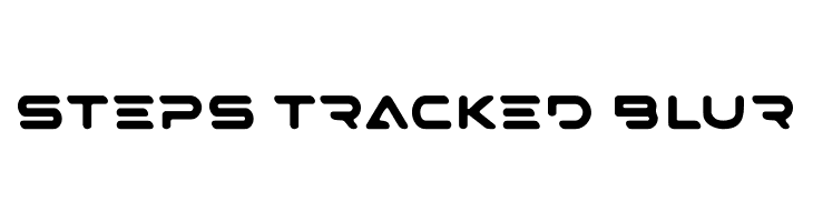 STEPS Tracked Blur  नि: शुल्क फ़ॉन्ट्स डाउनलोड