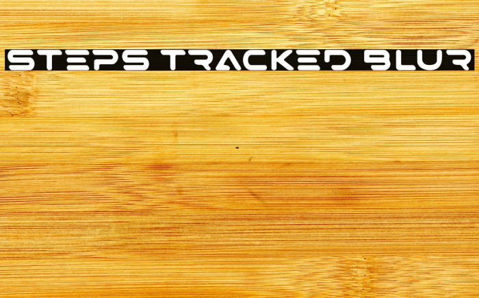 STEPS Tracked Blur Example 1