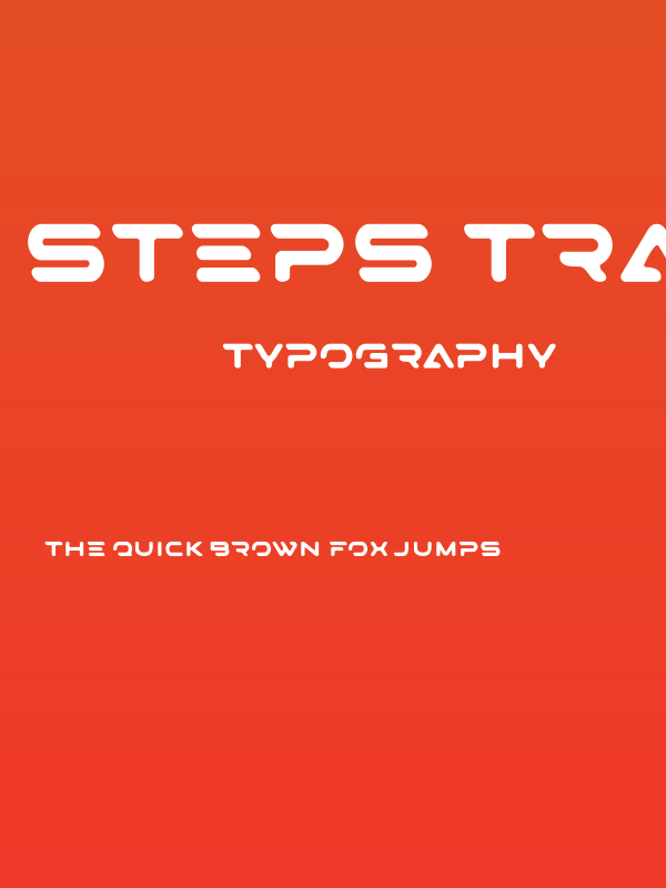 STEPS Tracked Blur Poster