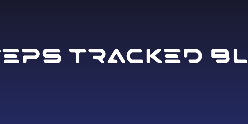 STEPS Tracked Blur Social Header