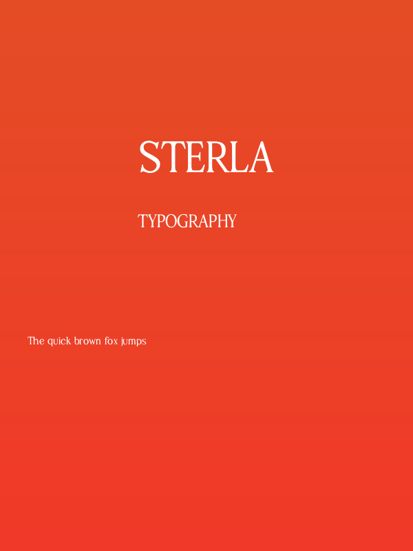 STERLA Poster