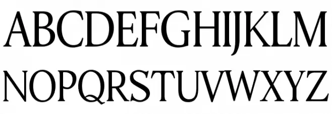STERLA Schriftart Groß