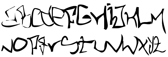 STHLM Graffiti Font LOWERCASE