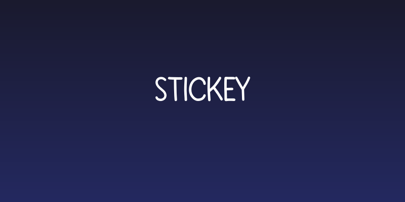 STICKEY Social Header