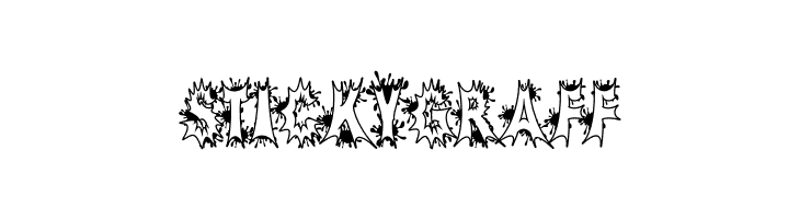 STICKYGRAFF  لخطوط تنزيل