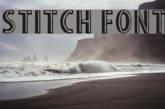 STITCH FONT Example 1