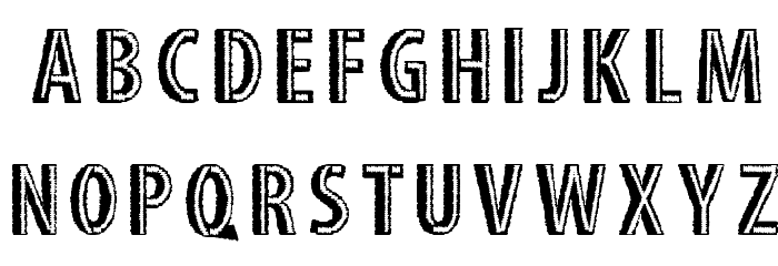 STITCH FONT Font LOWERCASE