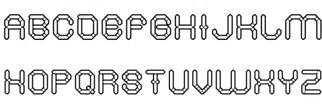 STONE ROCK Шрифта ВЕРХНИЙ