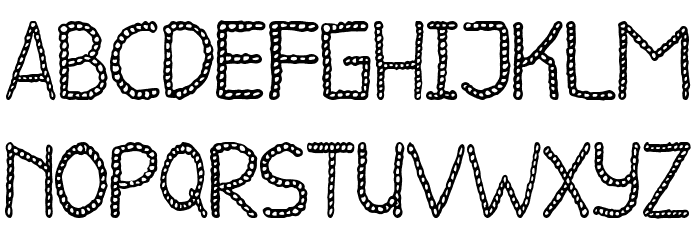 STONES Font LOWERCASE