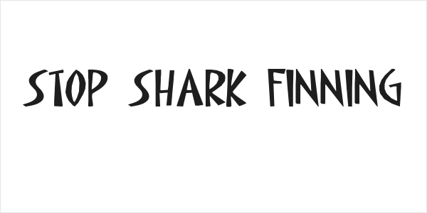 STOP SHARK FINNING Logo