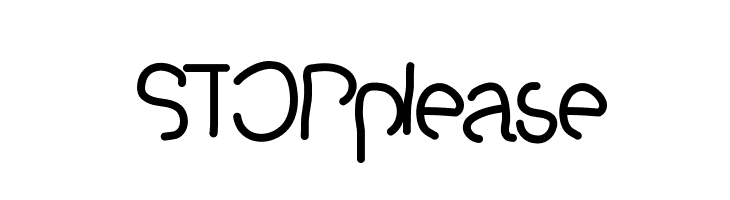 STOPplease  font caratteri gratis