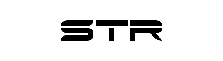 STR  font caratteri gratis