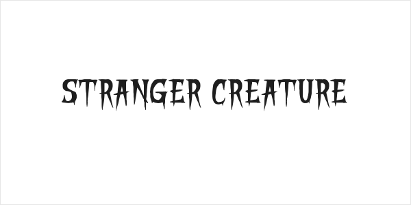 STRANGER CREATURE Logo