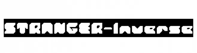 STRANGER-Inverse  Free Fonts Download