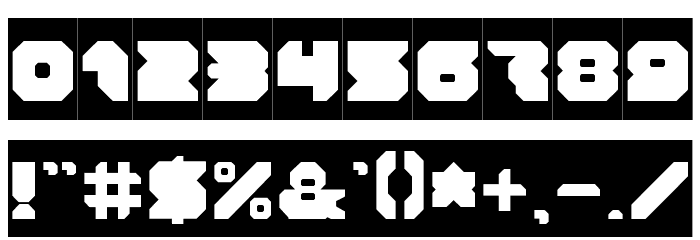 STRANGER-Inverse Font OTHER CHARS