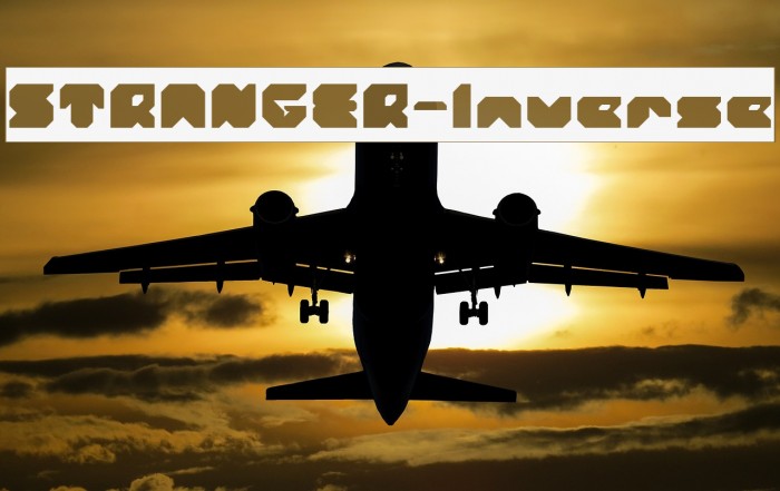 STRANGER-Inverse Font examples