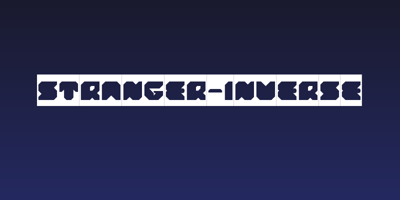 STRANGER-Inverse Social Header