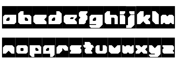 STRANGER-Inverse Font LOWERCASE