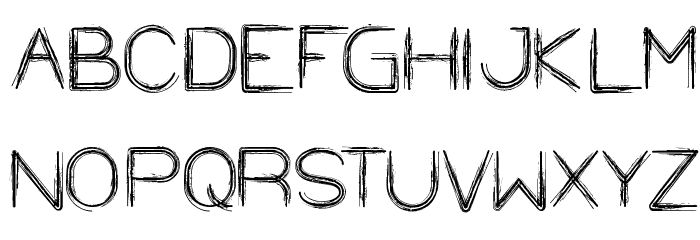 STRAW HAT Font LOWERCASE