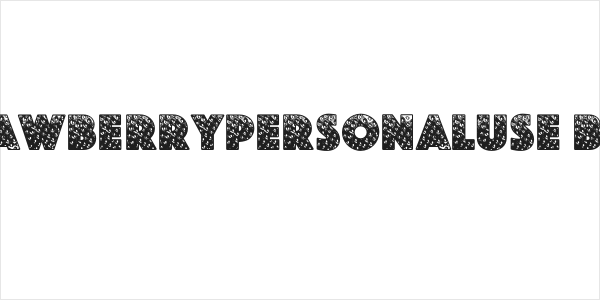 STRAWBERRYPERSONALUSE-Bold Logo