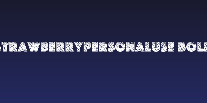 STRAWBERRYPERSONALUSE-Bold Social Header