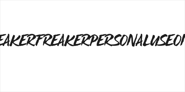 STREAKERFREAKERPERSONALUSEONLY Logo