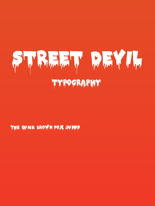 STREET DEVIL Poster