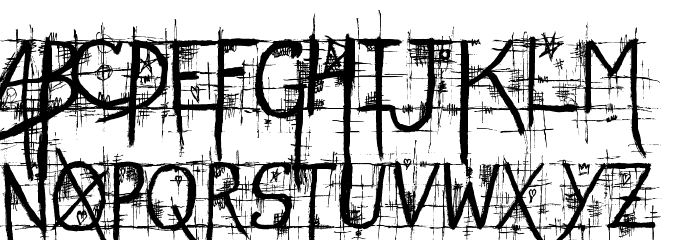 STREET@GOTHIC Font LOWERCASE