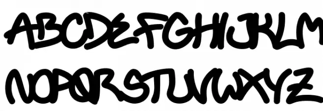STREET MARKER Шрифта ВЕРХНИЙ