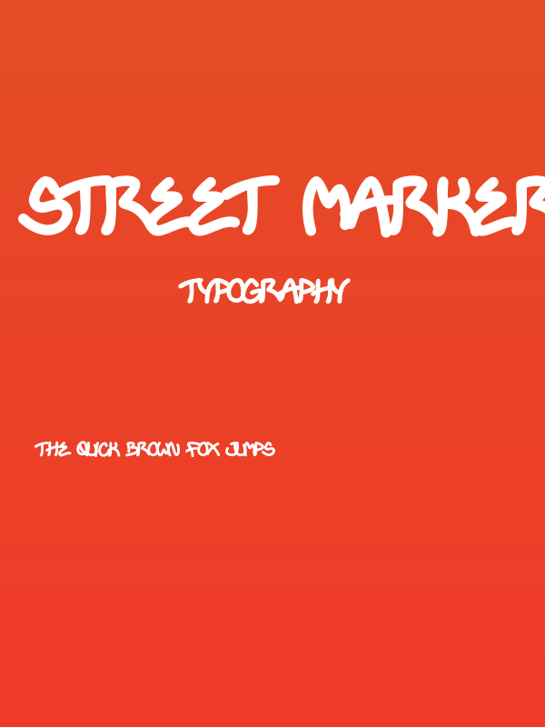 STREET MARKER Poster