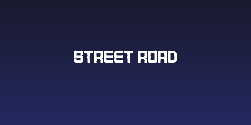 STREET ROAD Social Header