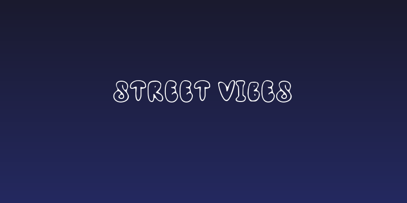 STREET VIBES Social Header