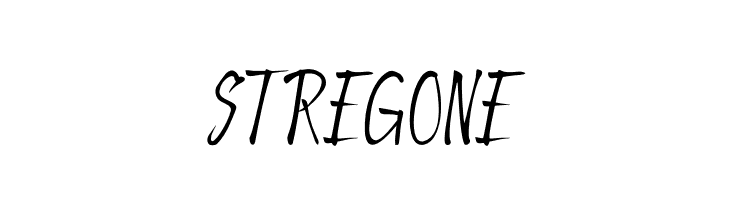 STREGONE  Free Fonts Download