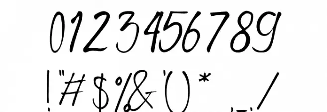STREGONE Font OTHER CHARS