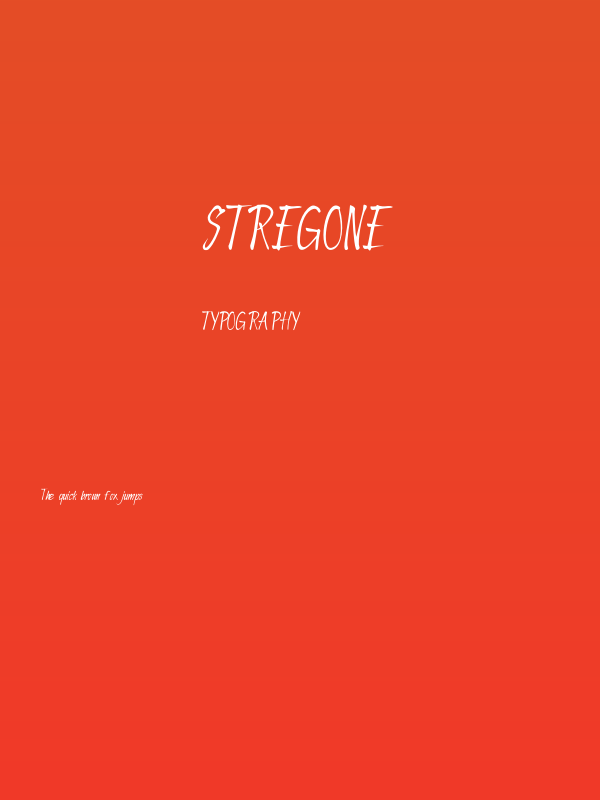 STREGONE Poster