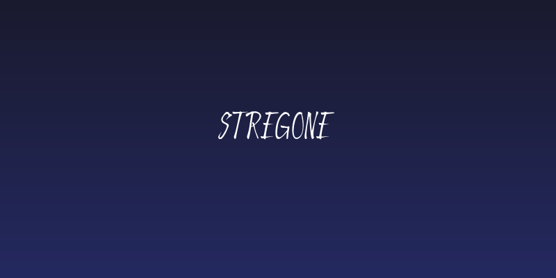 STREGONE Social Header