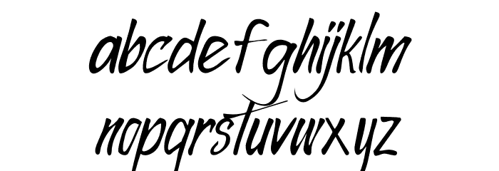 STREGONE Font LOWERCASE